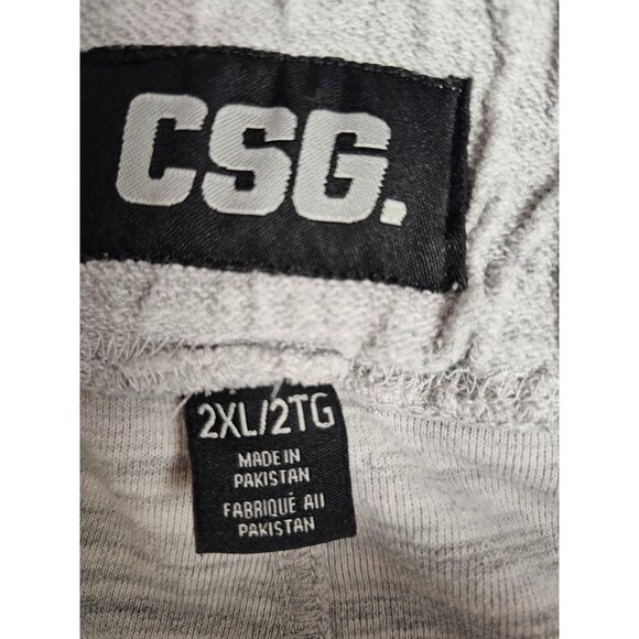 CSG basketball shorts size 2XL Gray pockets drawstring waist - Picture 7 of 9